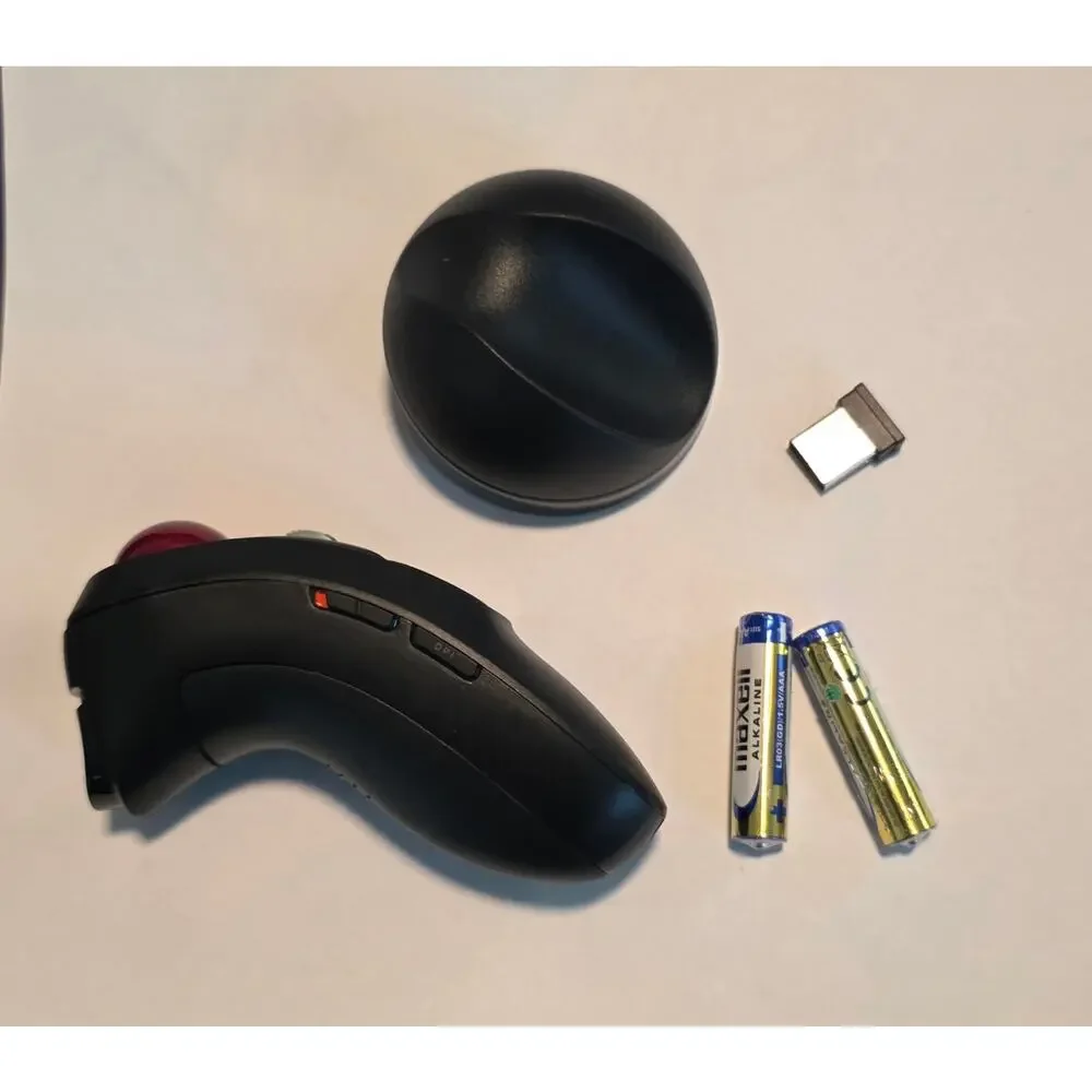 Bluetooth Wireless Handheld Trackball Pointer for for Presentations, Gaming / PC